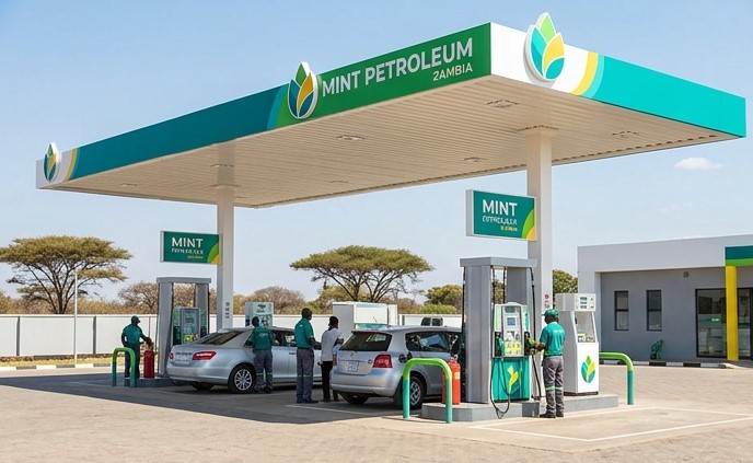Fuel station forecourt